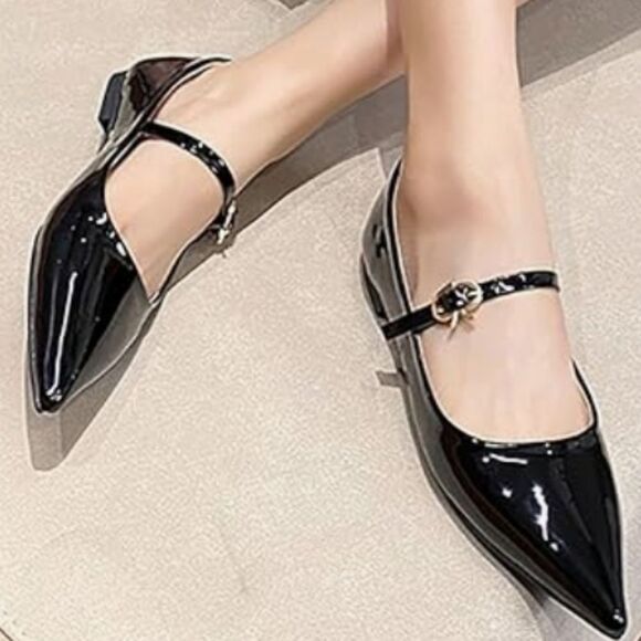 BRAND NEW LAUREN RALPH LAUREN LONDYN PATENT LEATHER MARY JANE BALLET FLATS - Picture 16 of 16